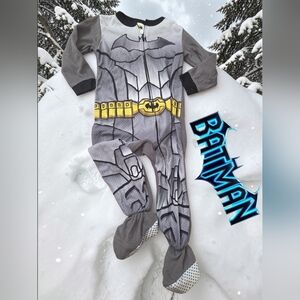 *0947 Batman fleece pajama Boys 2T